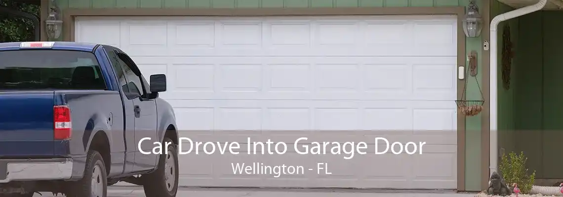 Car Drove Into Garage Door Wellington - FL