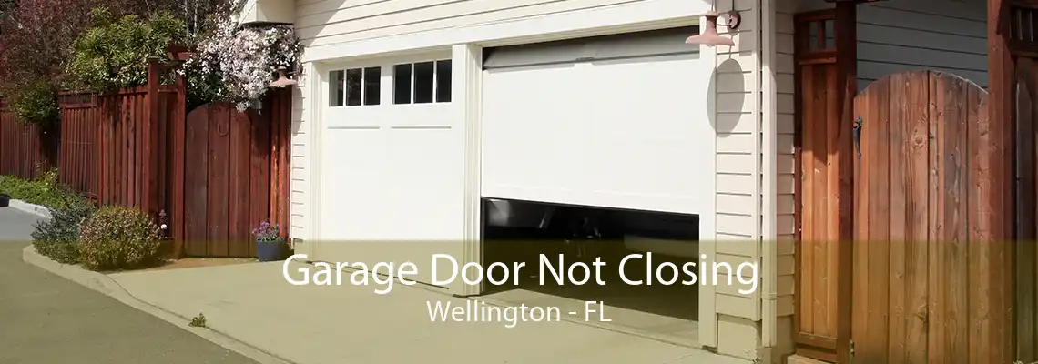 Garage Door Not Closing Wellington - FL